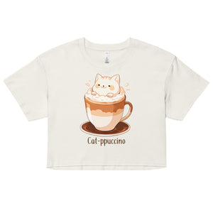 Cat-ppuccino Crop Top