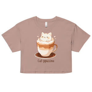 Cat-ppuccino Crop Top