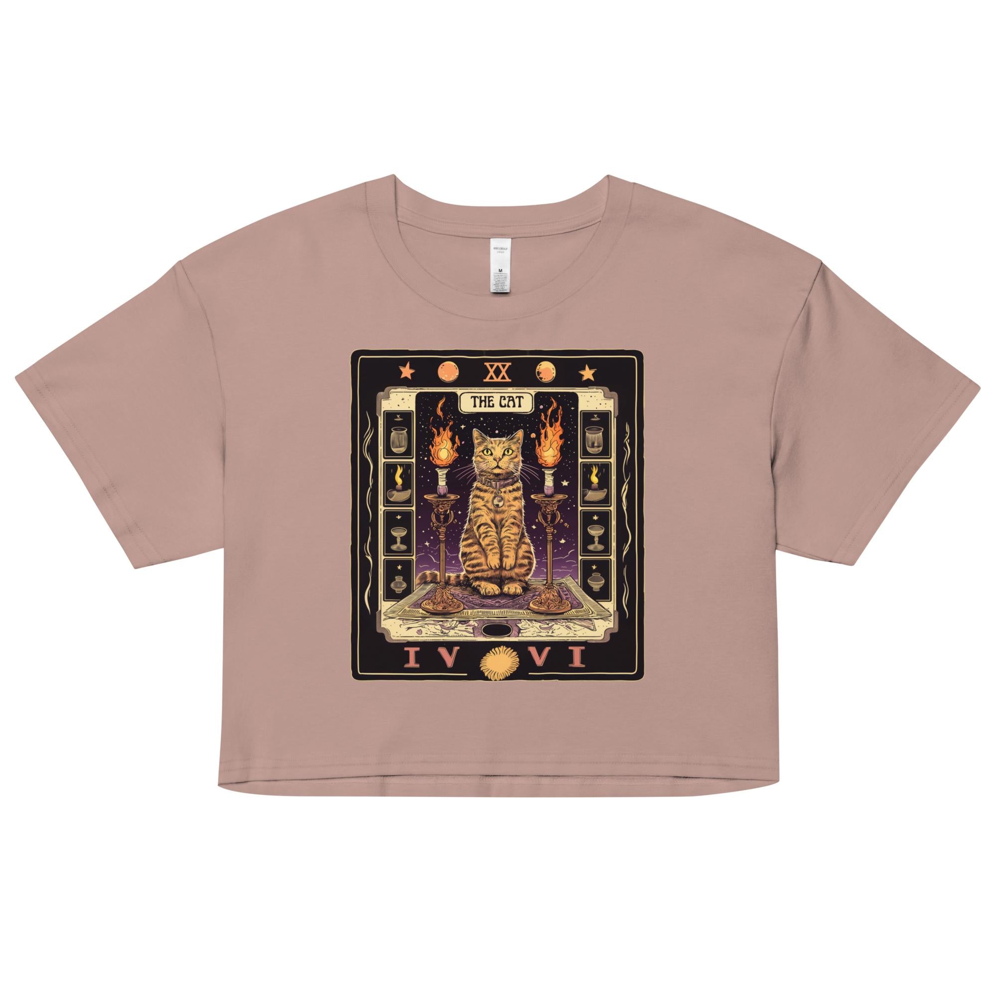 Tarot Cat Crop Top