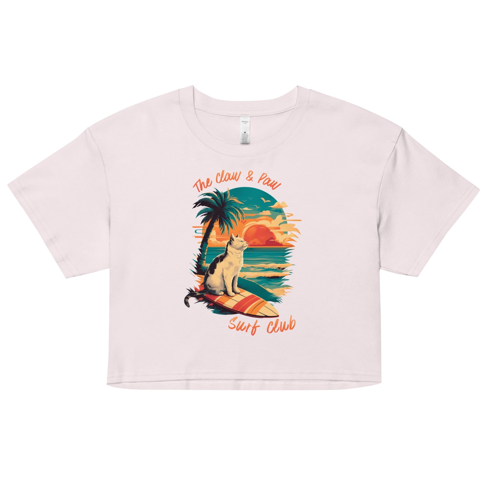 The Claw & Paw Surf Club Crop Top