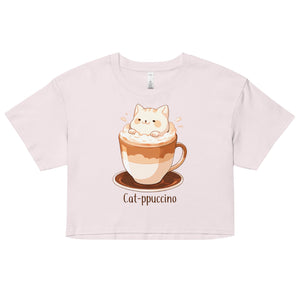 Cat-ppuccino Crop Top