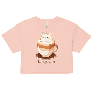 Cat-ppuccino Crop Top