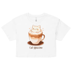 Cat-ppuccino Crop Top