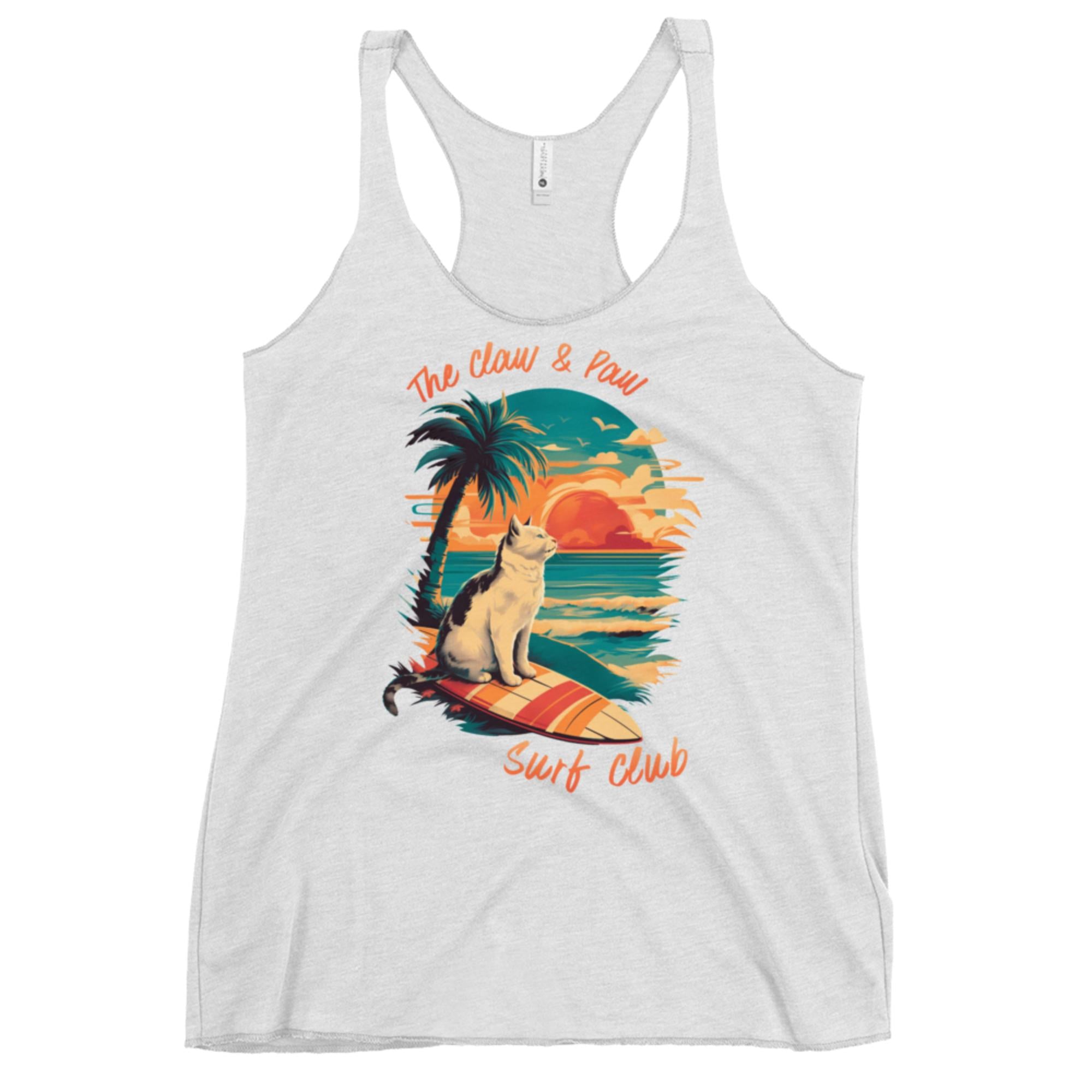 The Claw & Paw Surf Club Racerback Tank