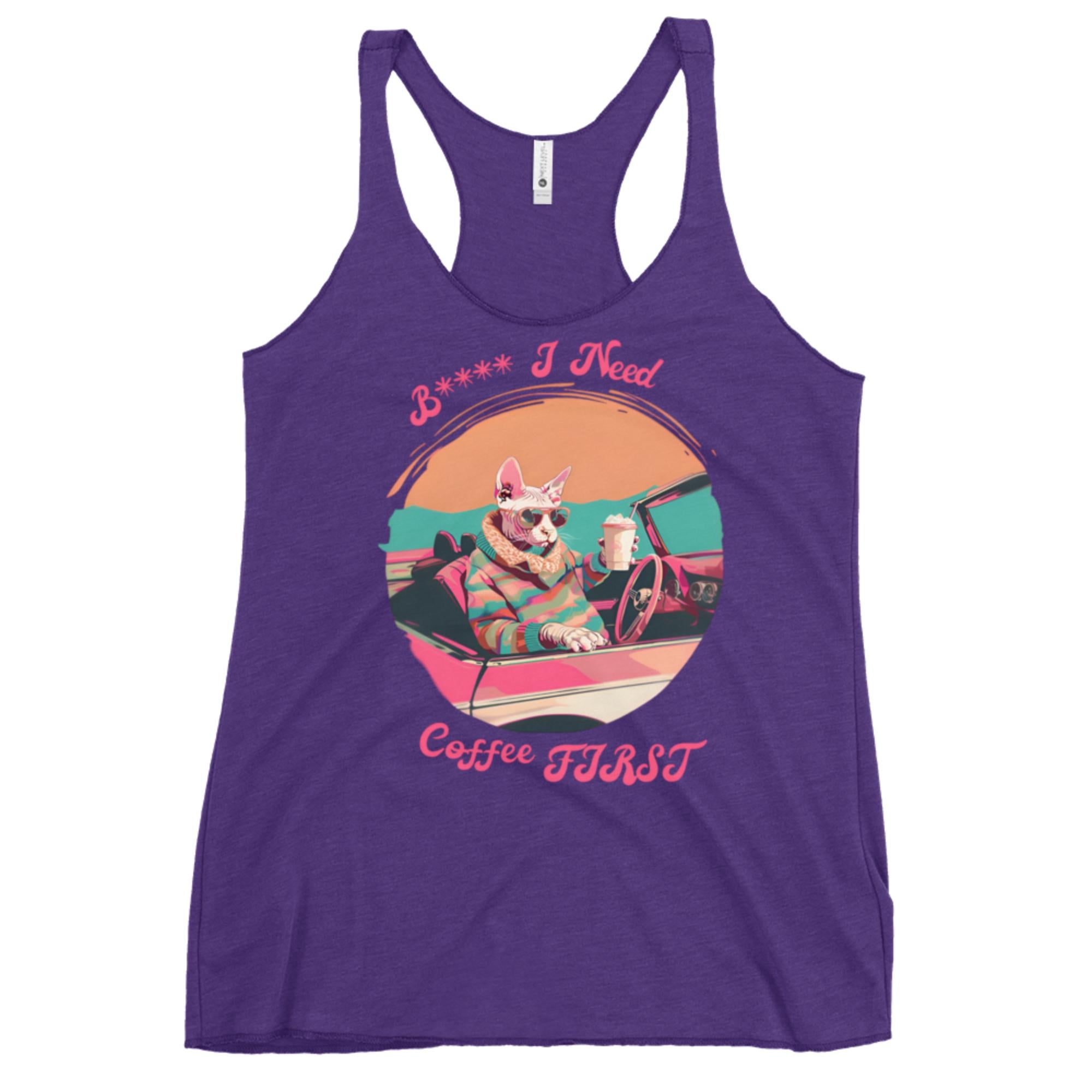 I Need Coffee First Tank Top