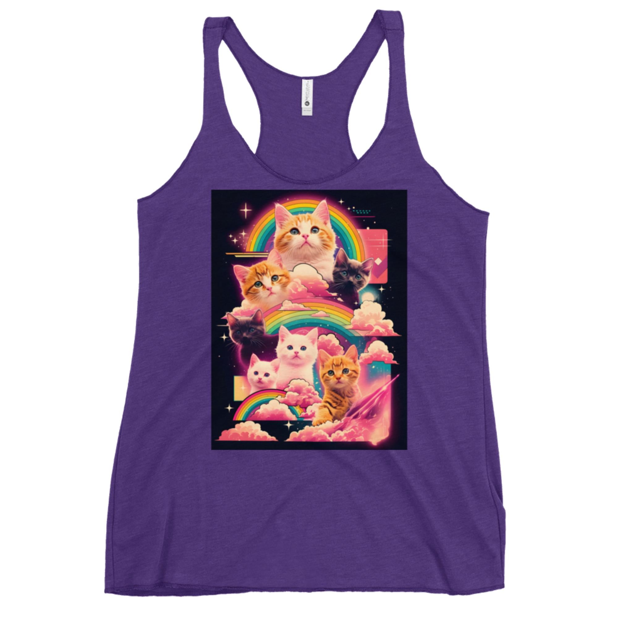 Ultimate Rainbow Kitten Tank Top