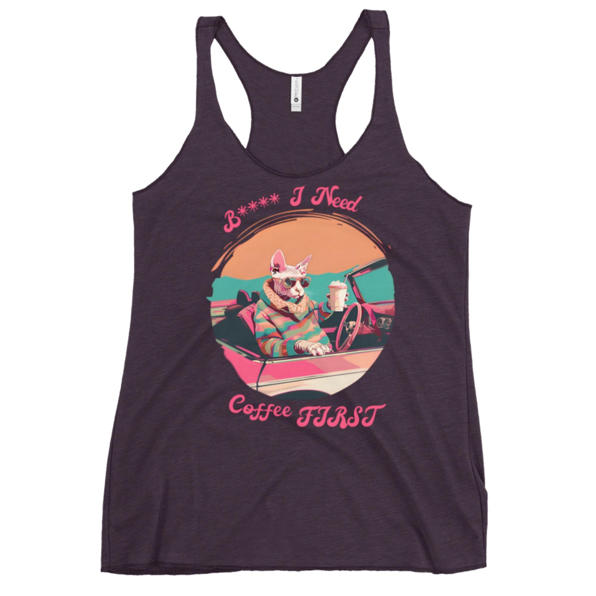 I Need Coffee First Tank Top